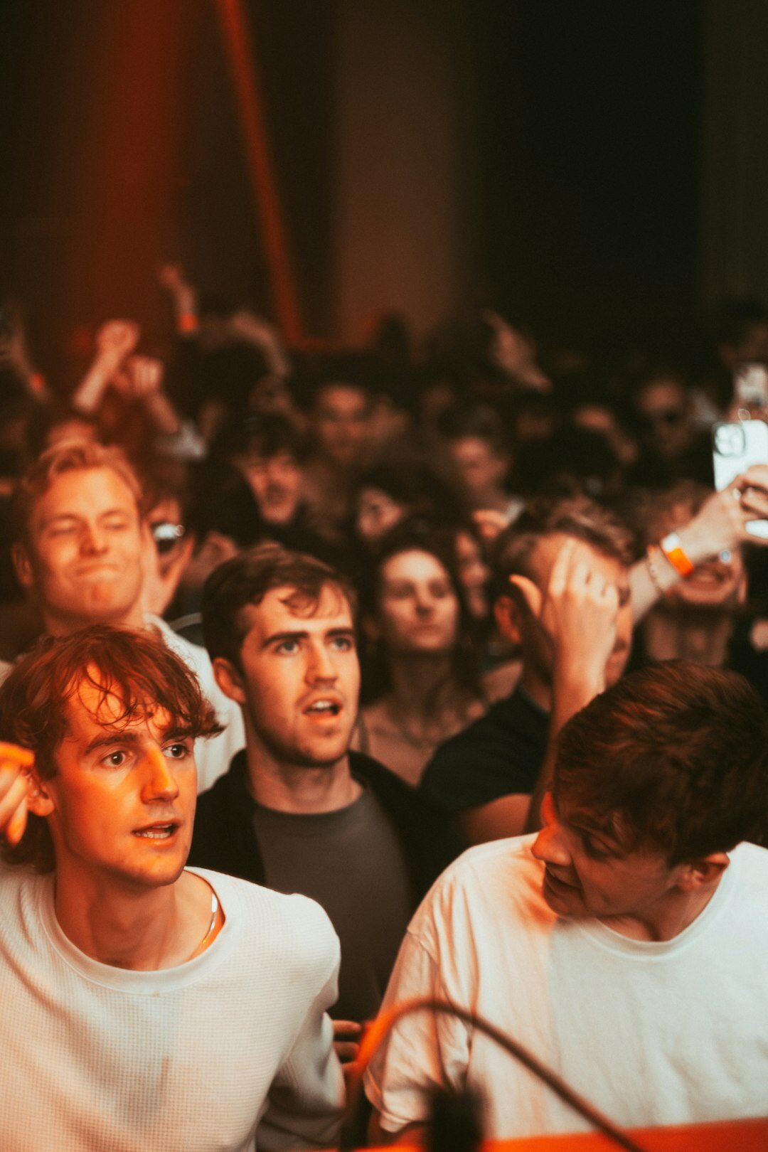 young fans watching celebrity
