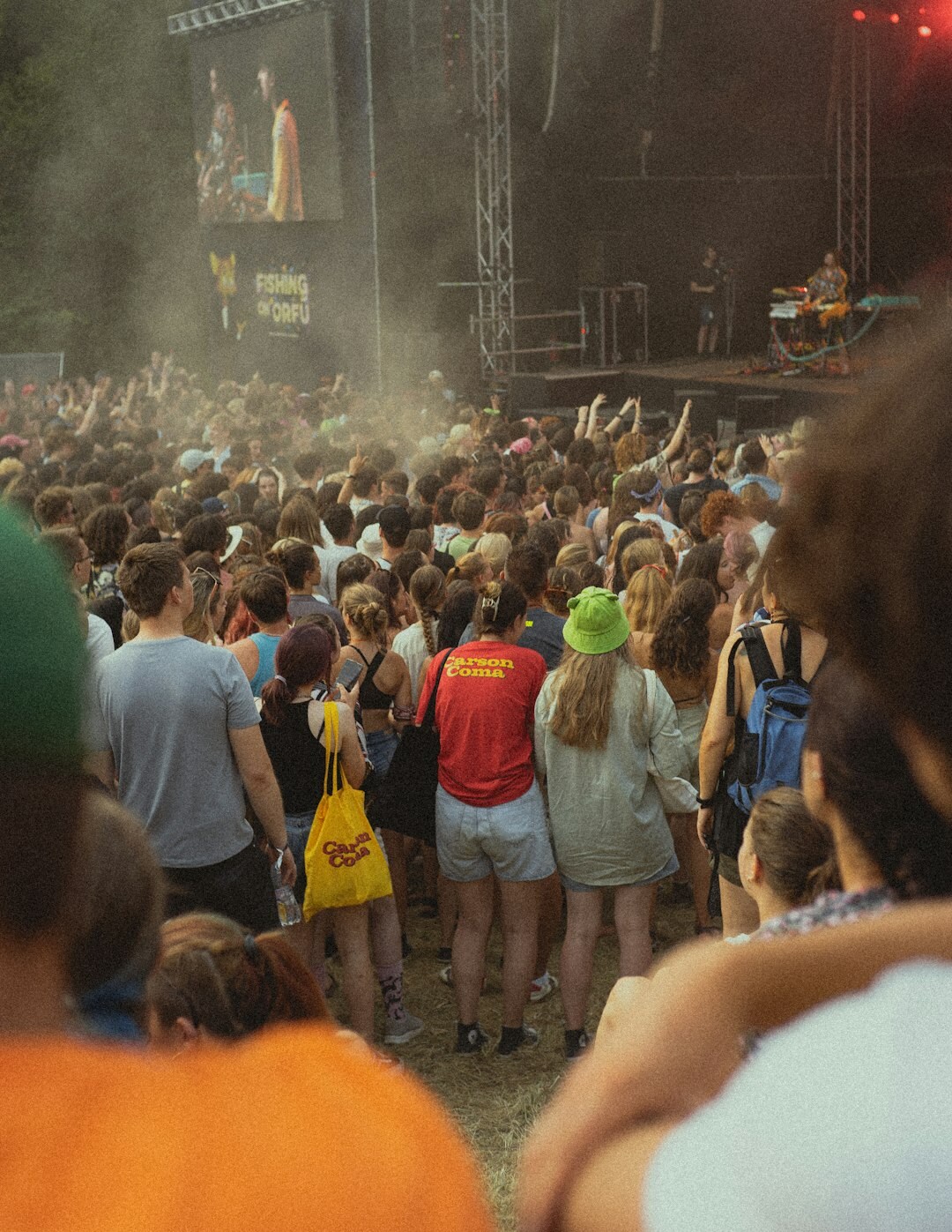 diverse crowd at festival